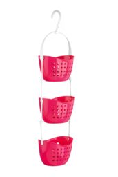 Orsina Dara 3 Tier Shower Caddy in Pink - thumbnail 1
