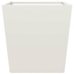 Berkfield Home Garden Planters White 2 pcs 50x50x50 cm Steel - Size: 50 x 50 x 50 cm - thumbnail 6