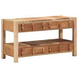 Berkfield Home TV Cabinet 83x33x46 cm Solid Wood Reclaimed in Brown - Size: 83 x 33 x 46 cm - thumbnail 1