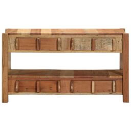 Berkfield Home TV Cabinet 83x33x46 cm Solid Wood Reclaimed in Brown - Size: 83 x 33 x 46 cm - thumbnail 4