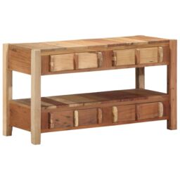 Berkfield Home TV Cabinet 83x33x46 cm Solid Wood Reclaimed in Brown - Size: 83 x 33 x 46 cm - thumbnail 2