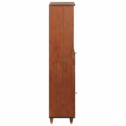 Berkfield Home Sideboard with Drawer with Shelf with Storage with Door Brown Sol - thumbnail 4