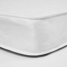 OHS Essential Orthopaedic Memory Foam Quilted Sprung Mattress in White - Size: Double - thumbnail 6