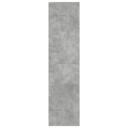 Berkfield Home Wardrobe Concrete Grey 30x50x200 cm Engineered Wood - Size: 30 x 50 x 200 cm - thumbnail 6
