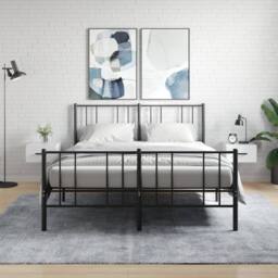 Berkfield Home Wall-mounted Bedside Cabinets 2 pcs High Gloss White 35x35x20 cm - Size: 35 x 35 x 20 cm - thumbnail 1