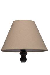 KDMD Incia Stem Table Lamp - Handcrafted Grey-Washed Wood & Linen Shade in Grey - thumbnail 2