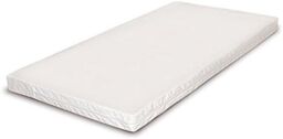 MCC Direct CozyCubs Wooden Baby Cot Bed Crib With Mattress & Drawer Brooklyn in White - Size: 1 Pack - thumbnail 4