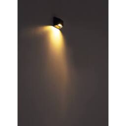Netlighting Honna Outdoor Up Down Wall Lamp Anthracite IP54 Glass Shade LED 3000K in Grey - thumbnail 5
