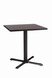 netfurniture Elliot Black Table Base Square Laminate Top