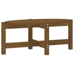 Berkfield Home Coffee Table Honey Brown 87x48x35 cm Solid Wood Pine - Size: 87 x 48 x 35 cm - thumbnail 2