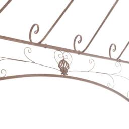 Berkfield Home Garden Pavilion Antique Brown 4 m Iron - thumbnail 5