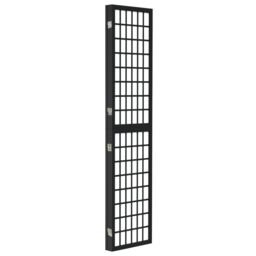 Berkfield Home Folding 3-Panel Room Divider Japanese Style 120x170 cm Black - thumbnail 4