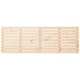 Berkfield Home Wall Headboard 166x3x63 cm Solid Wood Pine in Brown - Size: 166 x 3 x 63 cm - thumbnail 4