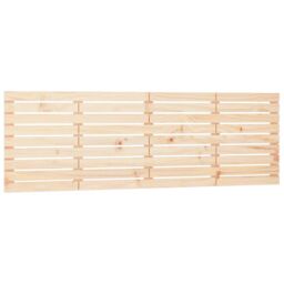 Berkfield Home Wall Headboard 166x3x63 cm Solid Wood Pine in Brown - Size: 166 x 3 x 63 cm - thumbnail 2
