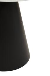 Orsina Azalea Round Marble Top Dining Table in Black - thumbnail 5