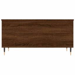 Berkfield Home Modern Coffee Table Brown Oak 90x44.5x45 cm Engineered Wood - thumbnail 6