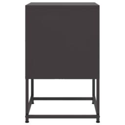 Berkfield Home Bedside Cabinets 2 pcs Black 36x39x60.5 cm Steel - thumbnail 7
