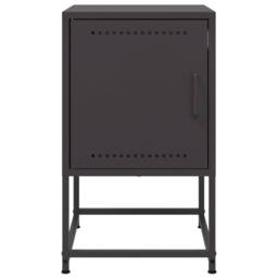Berkfield Home Bedside Cabinets 2 pcs Black 36x39x60.5 cm Steel - thumbnail 5