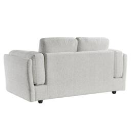 Furnishings For Less UK Bali Modern 3 + 2 Sofa Suite Chenille Fabric Beige - thumbnail 4