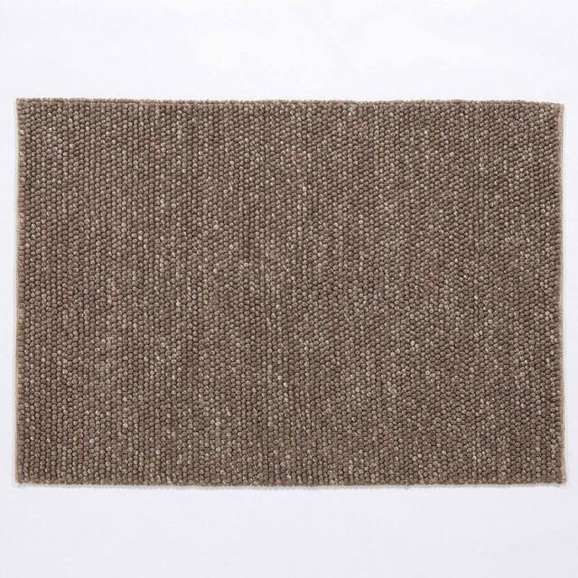 Esselle Delilah Mottled Wool Small Pebble Rug in Taupe - Size: 120 cm x 170 cm - image 1