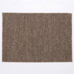 Esselle Delilah Mottled Wool Small Pebble Rug in Taupe - Size: 120 cm x 170 cm
