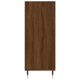 Berkfield Home Highboard Brown Oak 57x35x90 cm Engineered Wood - Size: 57 x 35 x 90 cm - thumbnail 5