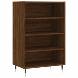 Berkfield Home Highboard Brown Oak 57x35x90 cm Engineered Wood - Size: 57 x 35 x 90 cm - thumbnail 2