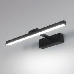 Goeco Bathroom Mirror Lamp, 9W, 40 cm LED Mirror Light, 6500K, IP40, Black
