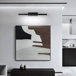 Goeco Bathroom Mirror Lamp, 9W, 40 cm LED Mirror Light, 6500K, IP40, Black - thumbnail 9