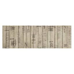Berkfield Home Kitchen Rug Washable Fence 60x180 cm Velvet in Taupe - thumbnail 3