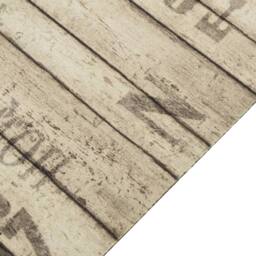Berkfield Home Kitchen Rug Washable Fence 60x180 cm Velvet in Taupe