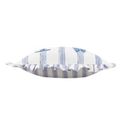 Furn Noortje Ruffle Bows 100% Cotton Printed Cushion - Size: 43 cm x 43 cm - thumbnail 4