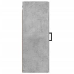 Berkfield Home Wall Mounted Cabinet Concrete Grey 34.5x34x90 cm - thumbnail 8