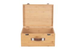 Red Hamper Large Bamboo Storage Box in Brown - thumbnail 3