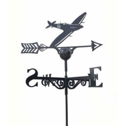 Poppyforge Spitfire Weathervane - Steel - L53xW61xH88 cm - Powder Coated Black