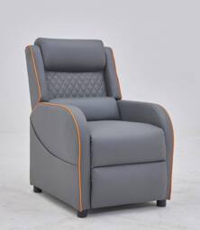 Home Detail Nova Gaming Chair Manual Recliner in Grey - thumbnail 3