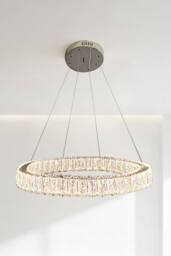 Groundlevel Sparkling Halo Ceiling pendant light in Silver - thumbnail 2