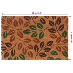 Berkfield Home Door Mat Natural 40x60 cm Tufted Coir - thumbnail 6