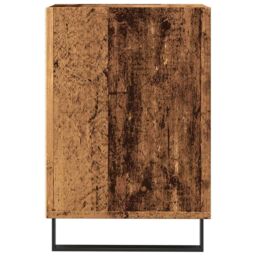 Berkfield Home TV Cabinet Old Wood 100x35x55 cm Engineered Wood in Brown - Size: 100 x 35 x 55 cm - thumbnail 6