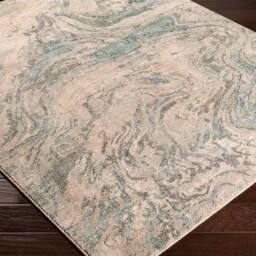 Livabliss Avellino-Abstract Beige Grey Blue Modern Marble High Pile Living Rug - Size: 200 cm x 280 cm - thumbnail 6