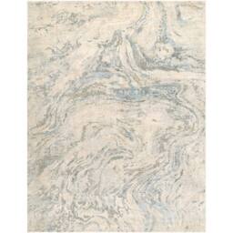 Livabliss Avellino-Abstract Beige Grey Blue Modern Marble High Pile Living Rug - Size: 200 cm x 280 cm - thumbnail 2