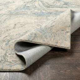 Livabliss Avellino-Abstract Beige Grey Blue Modern Marble High Pile Living Rug - Size: 200 cm x 280 cm - thumbnail 4
