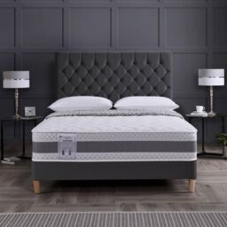 Rest Relax Stratford Memory Coil Quilted Mattress in White - Size: Super King - thumbnail 1
