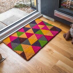 Nicola Spring Coir Door Mats - 60 x 40cm - Triangle - Set of 2 - Size: 40 cm x 60 cm - thumbnail 5