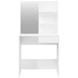 Berkfield Home Dressing Table Set White 74.5x40x141 cm - thumbnail 6