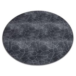 RugsX Stone Circle Rug in Grey - Size: 100 cm diameter