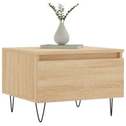 Berkfield Home Coffee Tables 2 pcs Sonoma Oak 50x46x35 cm Engineered Wood in Brown - Size: 50 x 46 x 35 cm - thumbnail 3