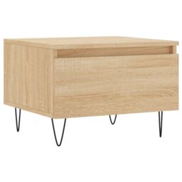 Berkfield Home Coffee Tables 2 pcs Sonoma Oak 50x46x35 cm Engineered Wood in Brown - Size: 50 x 46 x 35 cm - thumbnail 5