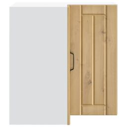 Berkfield Home Kitchen Wall Corner Cabinet Lucca Artisan Oak Engineered Wood in Brown - thumbnail 6