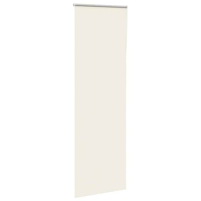 Berkfield Home Roller Blind Blackout Coffee 130x210 cm Fabric Width 126.6 cm Pol… in Off-White - image 1